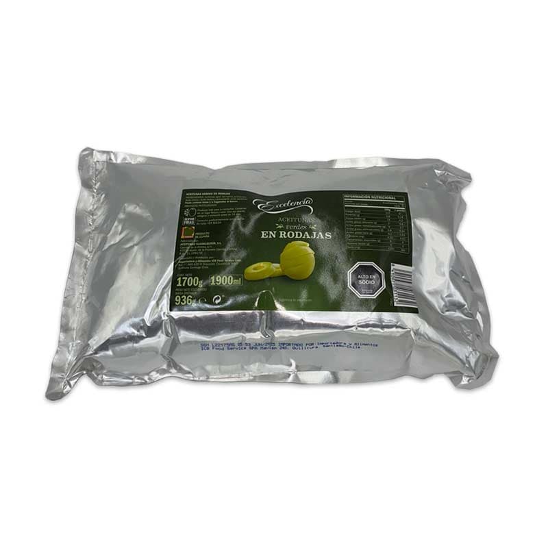 ACEITUNAS VERDES EN RODAJA